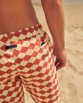 Stone Washed Printed Nylon Swim Shorts | 