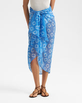 Tie Dye Ikat Calypso Sarong - Women’s Skirts | 