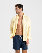 Stone Washed Nylon Swim Shorts - Plain Swimshorts | 