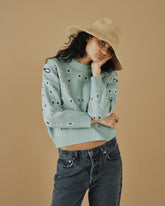 Cashmere Zephyr Crew Neck | 
