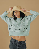 Cashmere Zephyr Crew Neck - Women's Clothing Collection | 