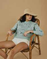 Cashmere Zephyr Crew Neck - Women's Clothing Collection | 