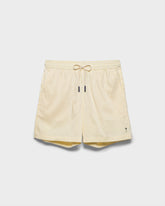 Recycled Polyester And Linen Blend Swim Shorts - Men's Swimwear | 