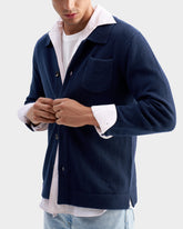 Cashmere Blend Carmel Overshirt - New Arrivals | Men's Styles | 
