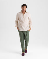 Blend Cotton Gabardine Portofino Trousers - Men’s Clothing | 