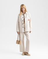 Raw Cotton Twill Ventana Overshirt | 