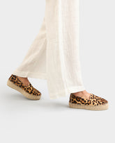 Calf Hair Double Sole Espadrilles - Women’s Espadrilles | 