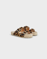 Calf Hair Nordic Sandals | 