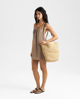 Nylon Linen Maracaibo Dress | 