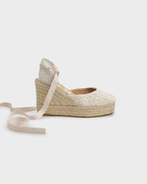 Cotton Crochet Wedge Espadrilles - Wedge Espadrilles | 