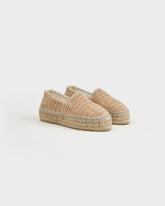 Raffia Stripes Double Sole Espadrilles - Women’s Espadrilles | 