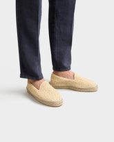 Coarse Woven Raffia Espadrilles - Men's Shoes | 