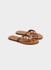 Thong Leather Sandals - Women’s Sandals | 