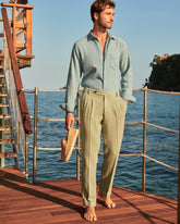 Irish Linen Savana Trousers Belt | 
