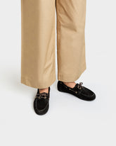 Manebí black deck shoes in suede | 