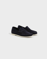 Suede Penny Loafers - Men’s Loafers | 