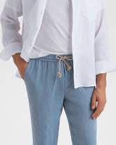 Washed Linen Venice Trousers - Men’s Clothing | 