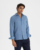 Washed Linen Panama Shirt - Men’s Shirts | 