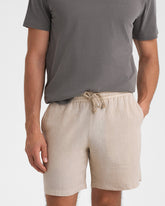 Pantaloni Corti Malibu in Lino - Abbigliamento Uomo | 