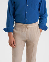 Washed Linen Venice Trousers - Men’s Clothing | 