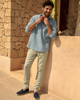 Washed Linen Venice Trousers | 