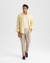 Blend Cotton Gabardine Portofino Trousers - Men’s Clothing | 
