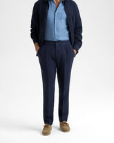 Woven Linen Portofino Trousers - Men’s Clothing | 