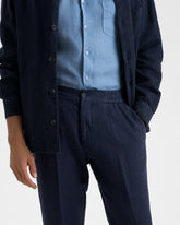 Woven Linen Portofino Trousers | 
