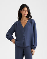 Linen Monterey Shirt - Women’s Tops & Shirts | 