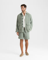 Woven Linen Sahara Linen Jacket | 