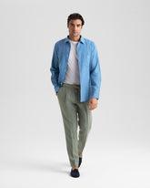 Woven Linen Santa Barbara Trousers | 