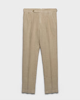 Woven Linen Sorrento Trousers - Men’s Clothing | 