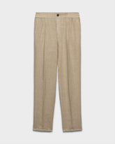 Woven Linen Portofino Trousers - Men’s Clothing | 