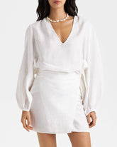 Linen Lipso Skirt - Women’s Skirts | 