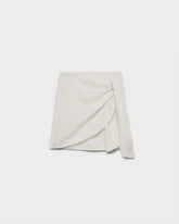 Linen Azul Skirt | 