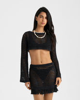 Cotton Crochet Elba Skirt - Women’s Skirts | 