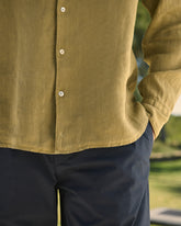 Washed Linen Panama Shirt - Men's Summer Sale | 