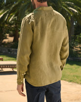 Washed Linen Panama Shirt - Men's Summer Sale | 
