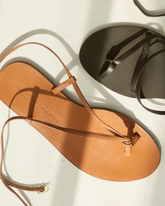 Kate Leather Knot Sandals - Women’s Sandals | 
