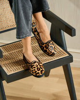 Calf Hair Venetian Slippers | 