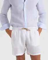 Pantaloni Corti Malibu in Lino - Abbigliamento Uomo | 