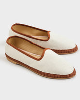 Demi Canvas Venetian Slippers | 