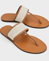 Sandali Be Infradito Canvas e Pelle | 