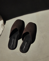 Tom Soft Suede Babouche - Women’s Mules | 