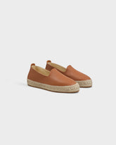 Tobias Leather Flat Espadrilles | 