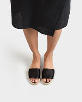 Mon Silk Satin Slide Espadrilles - Women's Shoes | 
