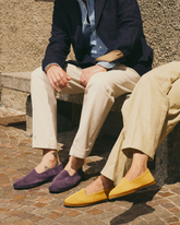 Brummel Suede Venetian Slippers - Luca Rubinacci x Manebí|Collab | 
