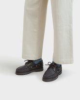 Leather and Shearling Field Moccasins - Women’s Loafers | 
