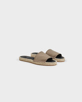 Mon Silk Satin Slide Espadrilles | 