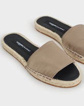 Mon Silk Satin Slide Espadrilles | 